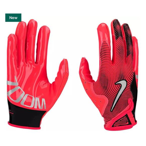 Nike Adult Vapor Jet Bright Crimson Energy Football Gloves New Size XL - Picture 1 of 2